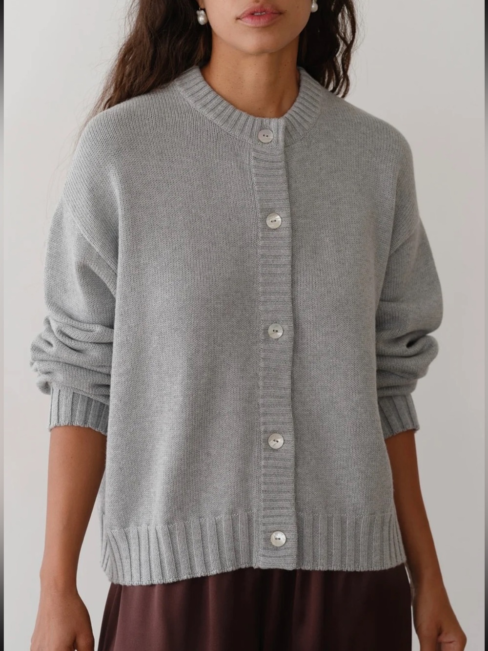 Donni. The Cotton Cashmere Cardigan